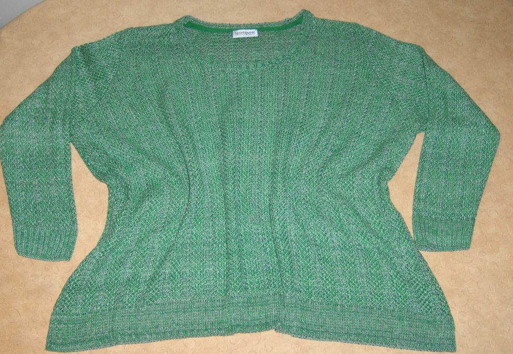 Zielony sweter Ulla Popken 54/56