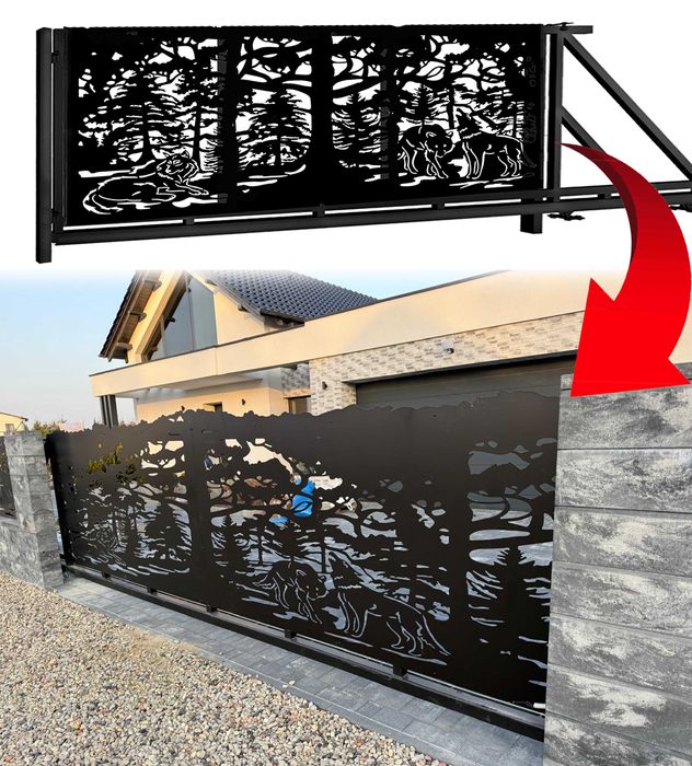 Ogrodzenie CNC projektowanie DXF-programowanie LASER ,PLAZMA ,WATERJET