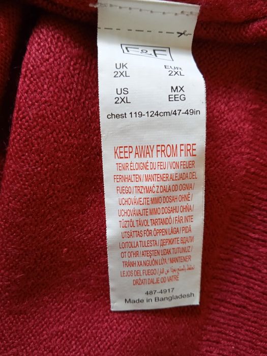 Чоловічий  светр, полувер F&F  р  2XL