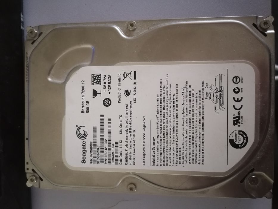 Seagate 500 GB 7200 жёсткий диск