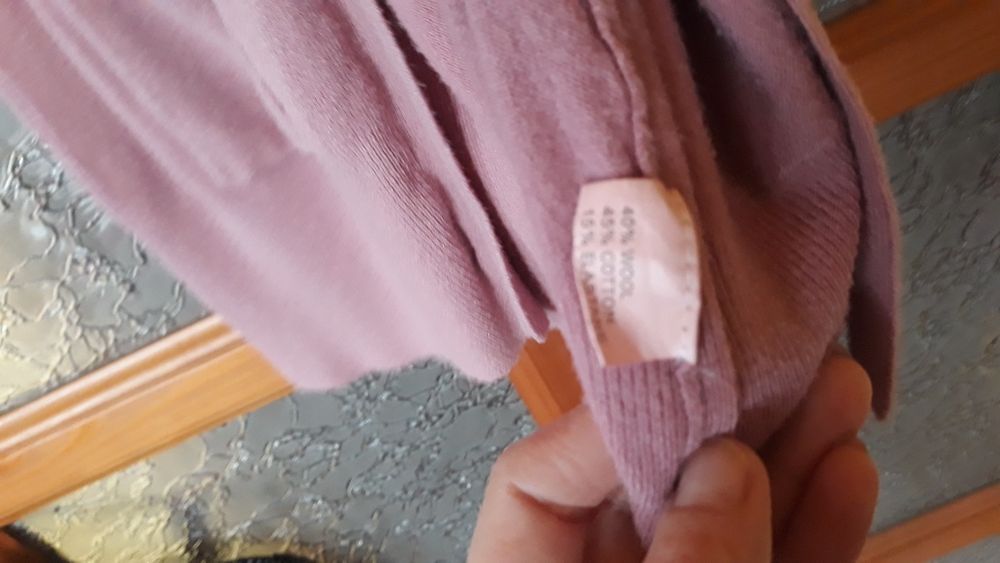 Sweter długi cardigan S