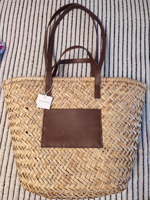 Плетена солом'яна сумка Reserved