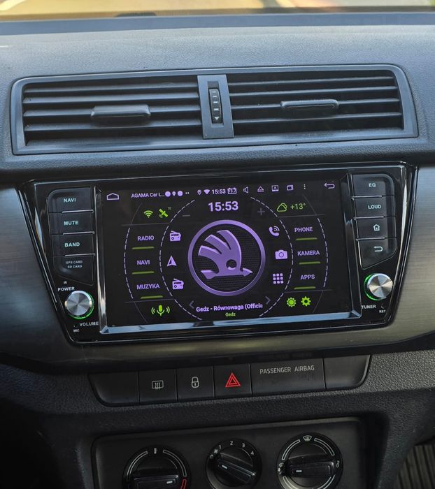 Radio samochodowe Skoda 3  Fabia Navi Wifi usb Android  SD MP3  kamera