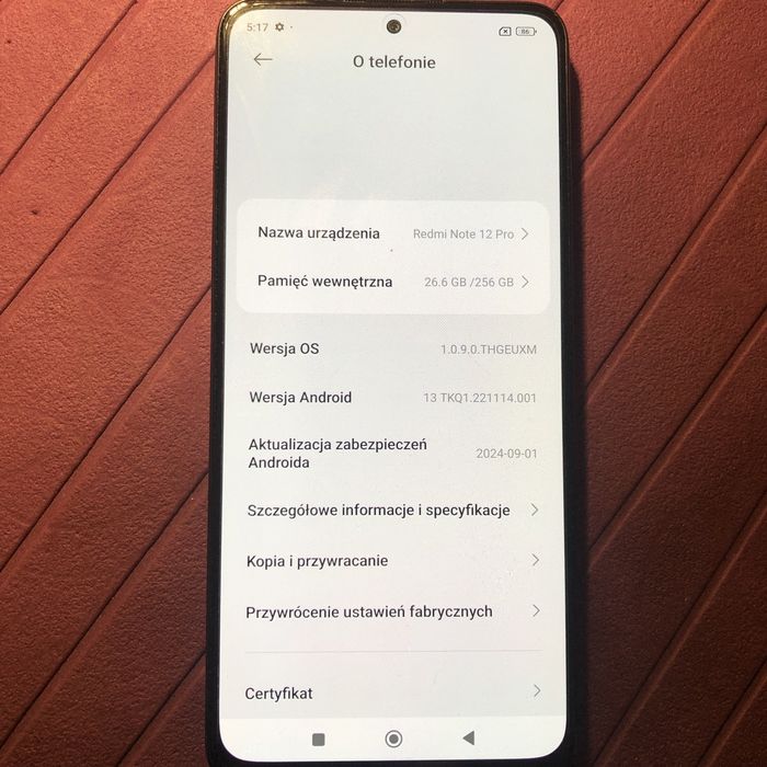 Xiaomi Redmi Note 12 Pro 256GB