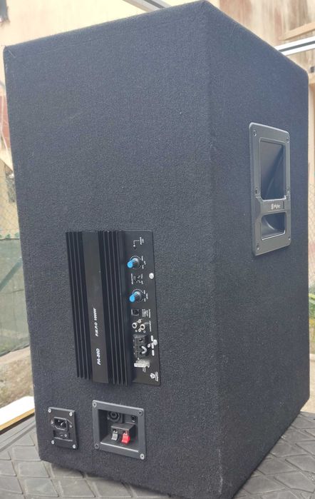 Colunas Skytec 800w RMS c/ amplificação