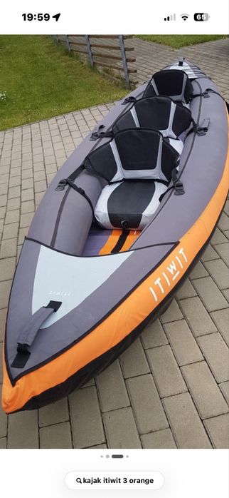 Kajak itiwit 3 new orange wiosła