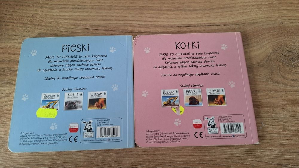 Kotki + Pieski jakie to ciekawe Kapitan Nauka kartonowe
