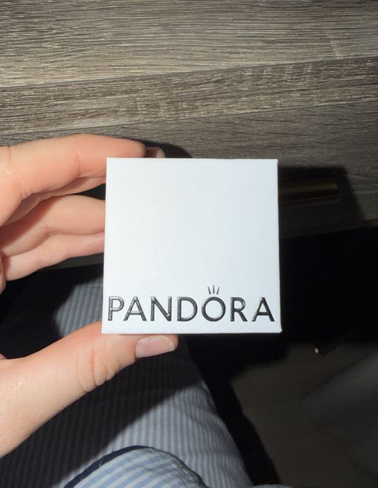 Сережки "Червоне серце" Pandora