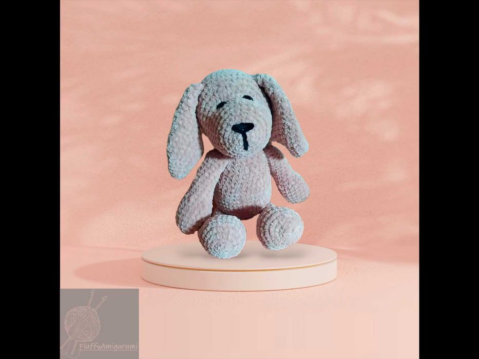 O Cão Castanho Amigurumi