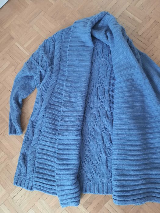 MOHITO kardigan sweter ciepły długi piękny kolor XS/34