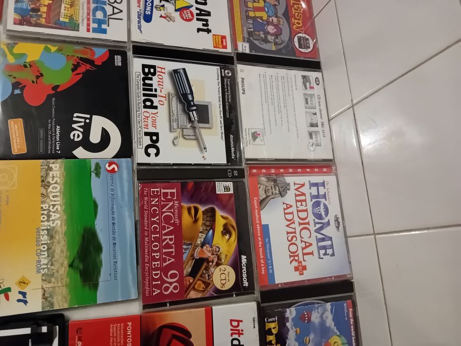Conjunto de 20 Cds Rom/Pc Diversos