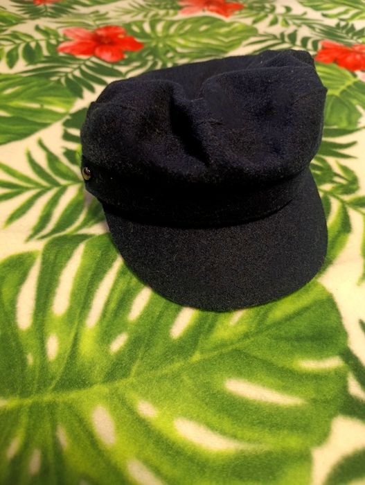 Czapka beret granatowy