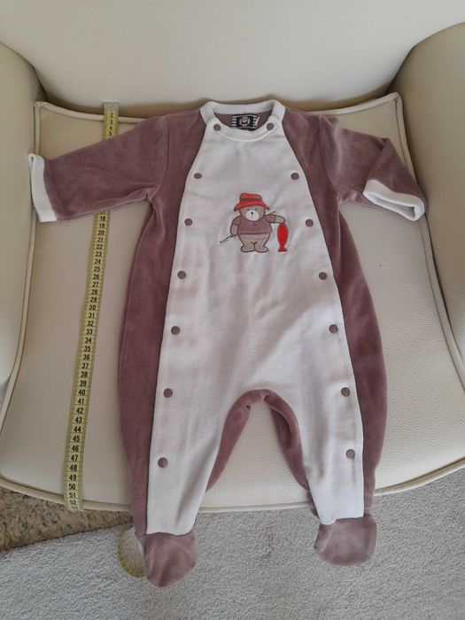 Babygrow Pijama Bebé 6/23m Chinelos 24/25 Pantufa Gorro Luvas Disney