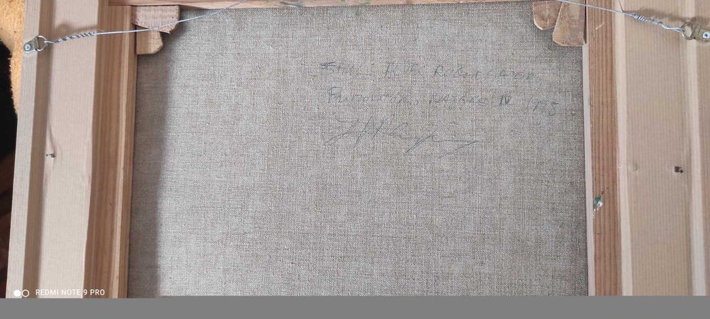 Quadro pintura acrílico sobre tela.