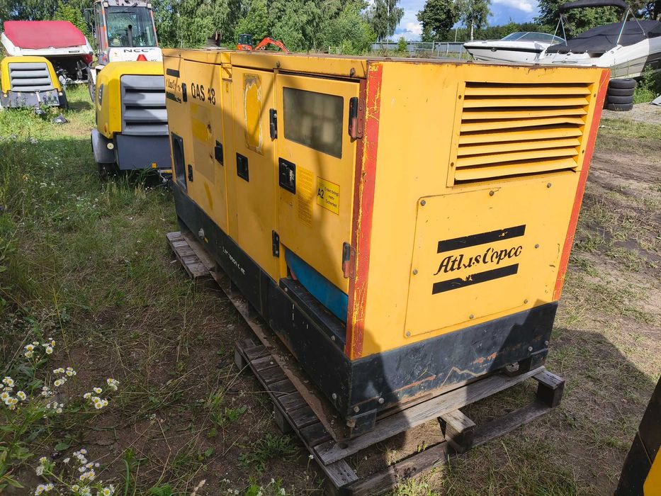 agregat prądotwórczy generator atlas copco qas 48 silnik perkins