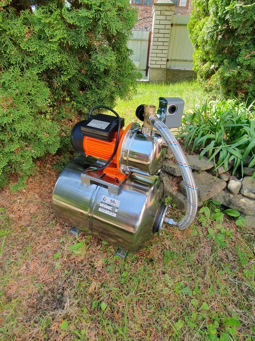 Насосная Станция 1,5 kW нержавейка Гидрофор (ТІЛЬКИ ДОСТАВКА ПОШТОЮ)