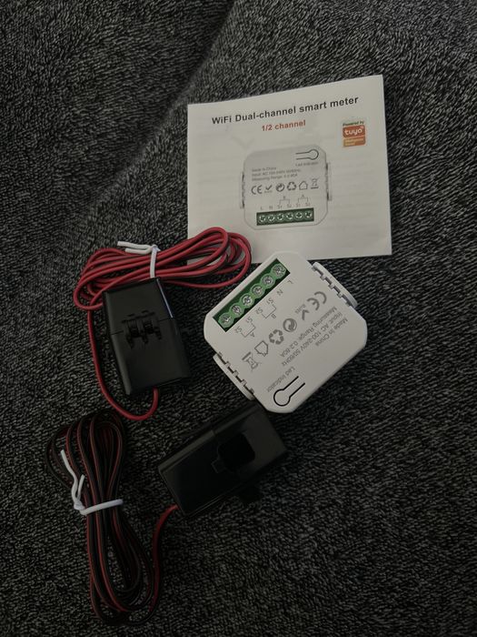 Dwukierunkowy inteligentny transformator licznikowy Tuya WIFI 80A