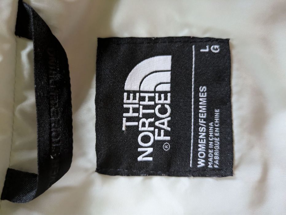 The north face kurtka zimowa puch  na kapturze