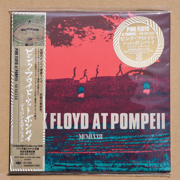 PINK FLOYD At Pompeii - MCMLXXII  2025 Japan 2CD + Blu-Ray