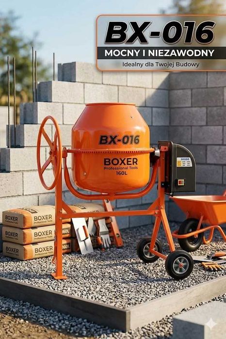 Betoniarka Boxer 4p