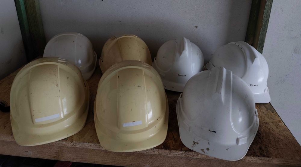 Kask budowlany 7 sztuk