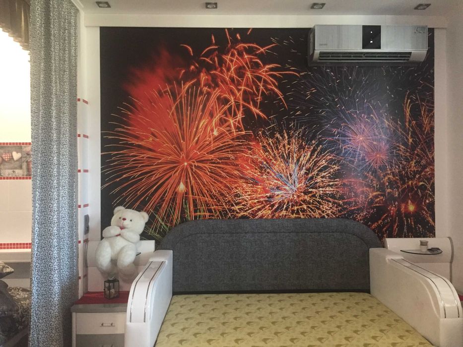 Студия с камином и Джакузи с диско светом, ютубом на Троещине!