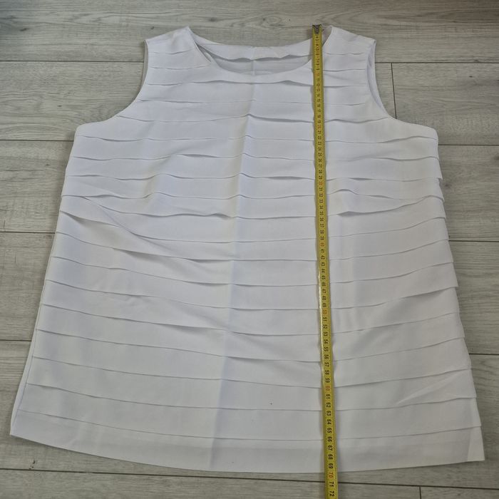 Biala elegancka bluzka damska, plus size, r 46