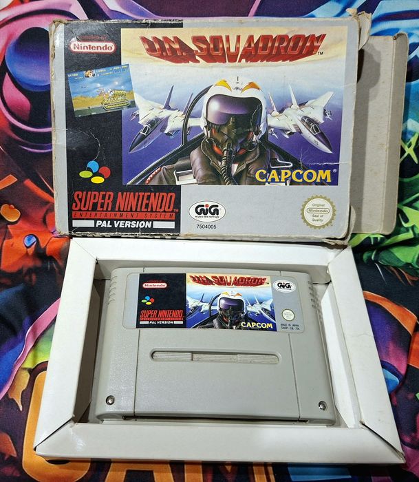 UN Squadron Super Nintendo Snes