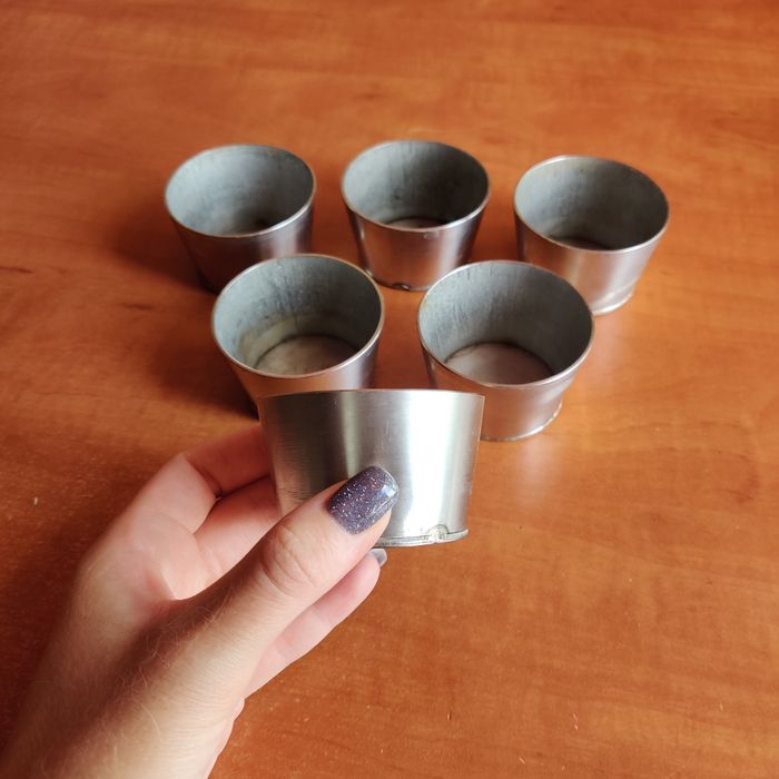 Сталеві вазончики для акваріумних рослин