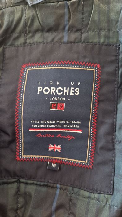 Blusão Lion Of Porches [M] -  alcochoado c/ capuz e fecho duplo