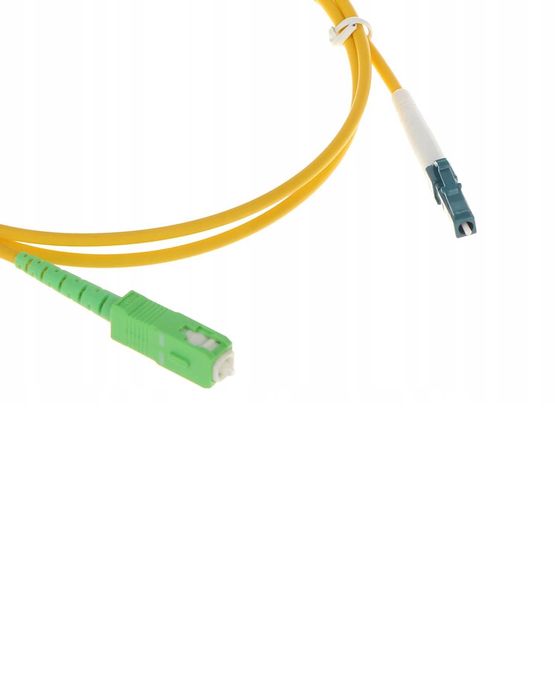 Przewód Patchcord Światłowodowy  LC/PC-SC/APC-SM-SX 1,8mm 3m SIMPLEX
