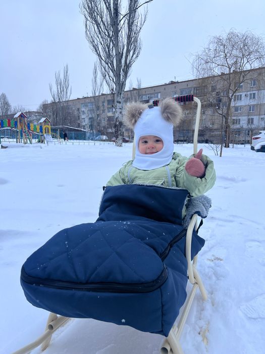 Зимовий конверт в коляску від 0 до 1.5 року