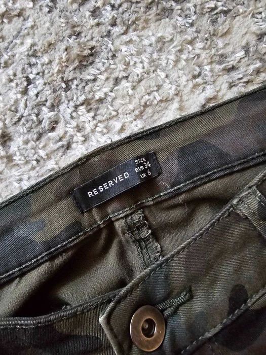 Spodnie Moro Reserved 34 XS