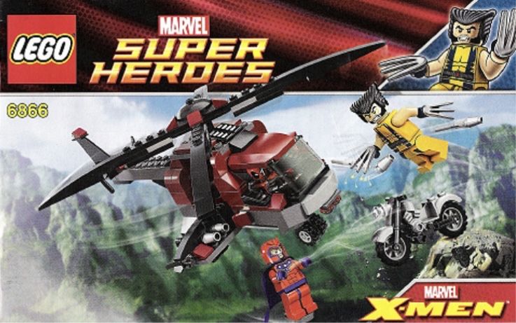 LEGO # 6866 DEADPOOL + BROŃ! MISB! Unikat! sh0032 jak NOWY!