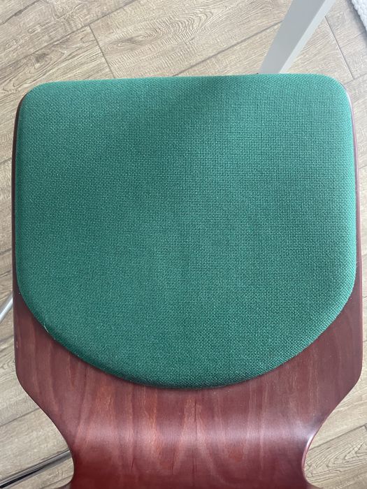Krzesła Vintage, butelkowa zieleń, do jadalni, salonu