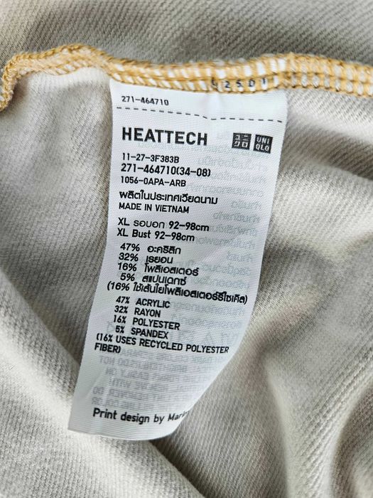 Жіночий топ з високим коміром HEATTECH UNIQLO x Marimekko – розмір L