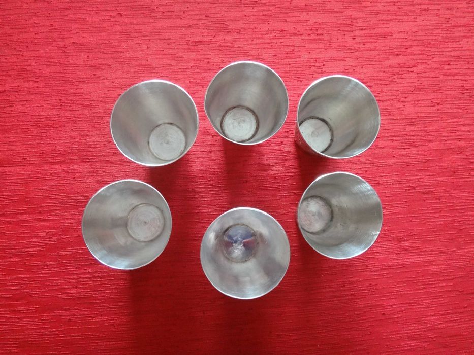 Srebrne kieliszki 6 szt.