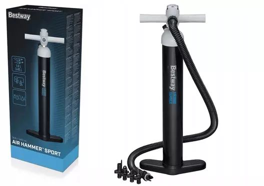 Pompka ręczna wysokociśnieniowa manometrem. Bestway. Nowy Produkt