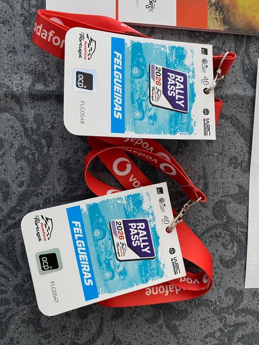Vendo 2 Rally Pass 2026 - SS Felgueiras (Bilhetes Rally de Portugal WRC)