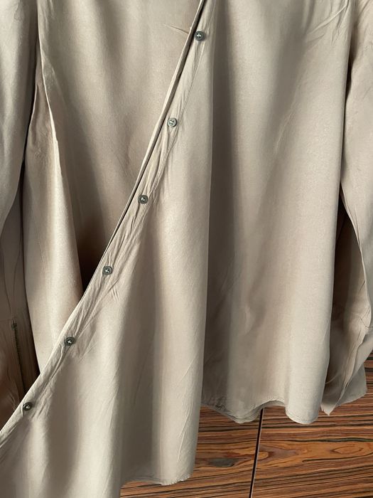 Elegancka biurowa koszula Kappahl brązowa na co dzień na guziki