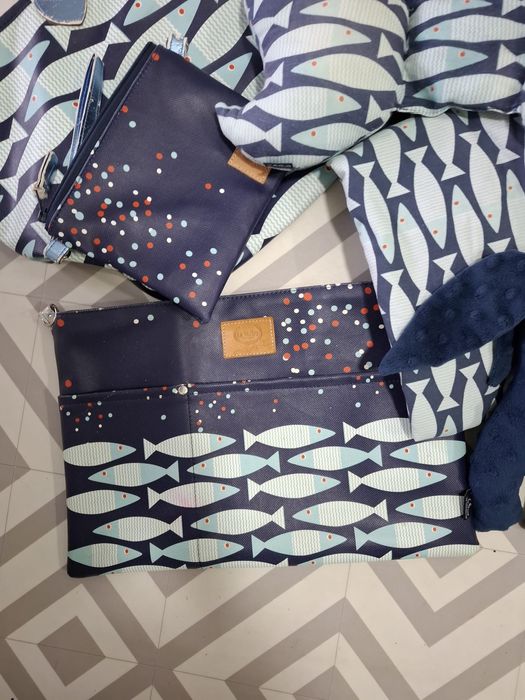 La Millou zestaw śledzik rybki z akcesoriamy organizer wkladla lrolik