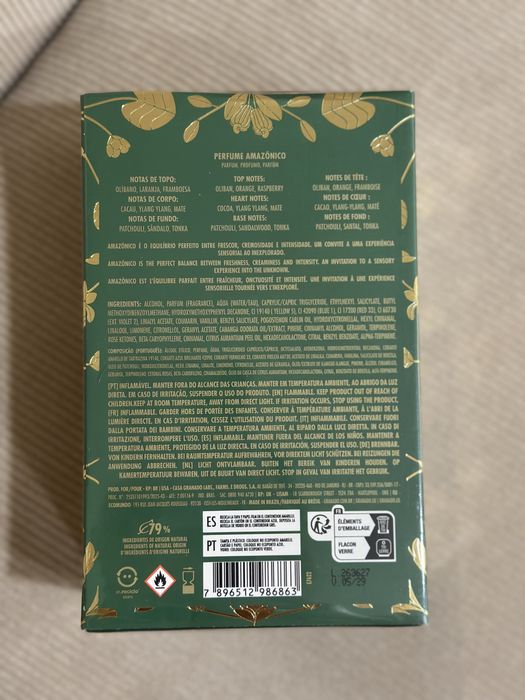 Perfume Granado - Amazônico. SELADO. Original. 75ml