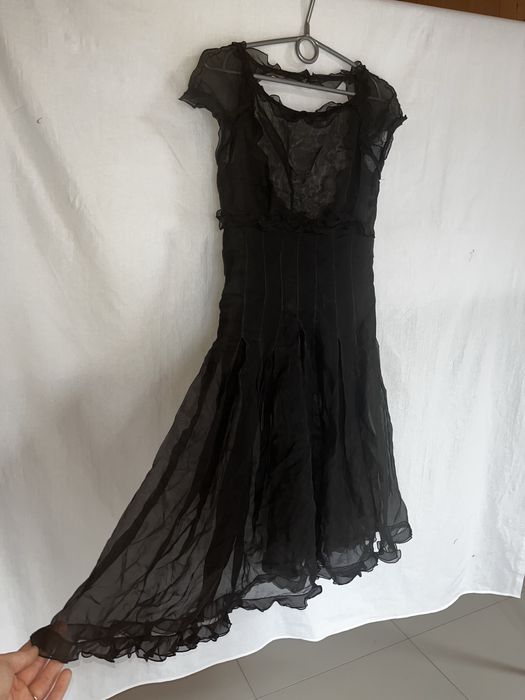 Czarna wieczora sukienka polski producent