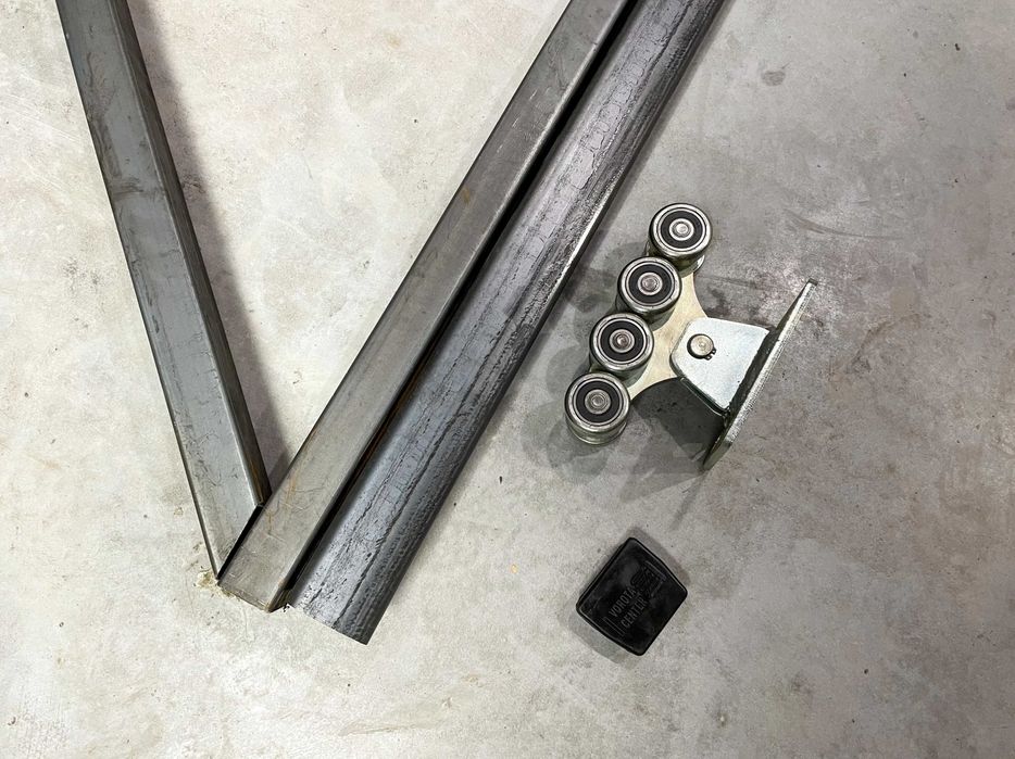 Відкатні ворота T800 виробник, Т профіль, каркас "Звари Сам" фурнітура