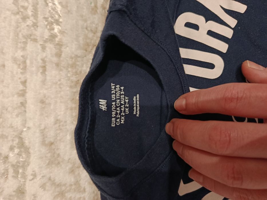 Bluzeczki H&M w rozmiarze 98/104