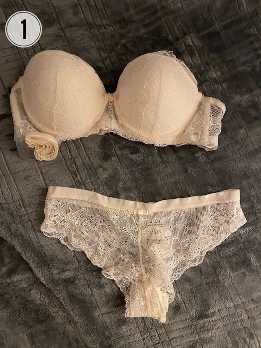 Tk Maxx Marilyn Monroe biustonosz stanik 75B (34B), figi S