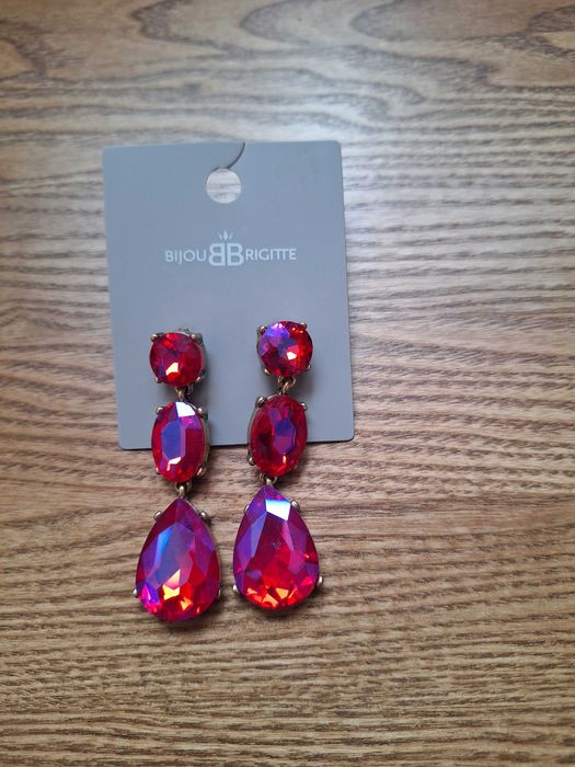 Серьги,бижутерия ,довжина 6см.