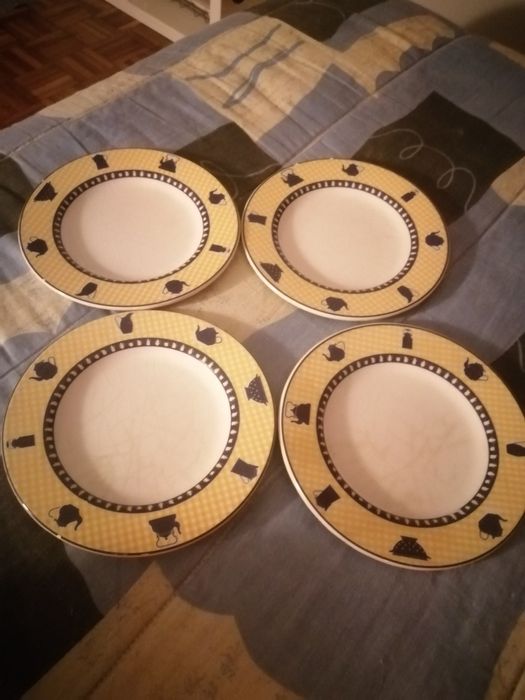 Conjunto pratos sobremesa | Ceraminter (Made in Italy)