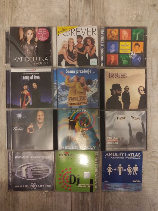 Zestaw 12 płyt CD stan bardzo dobry