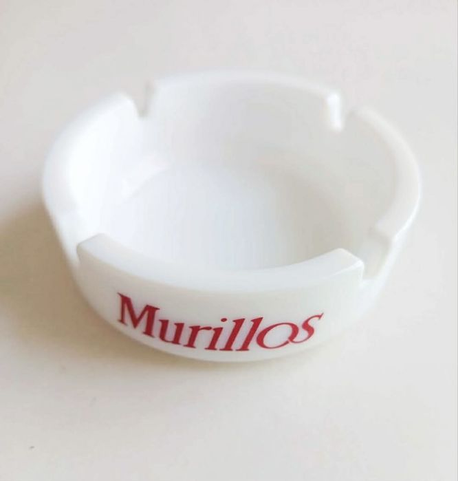 Conjunto de 2 Cinzeiros marcas de tabaco SG e Murillos
